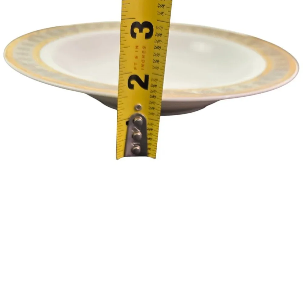Baum Bros Formalities SAMANTHA Bohemian Porcelain Soup Salad Bowls – Set of 4